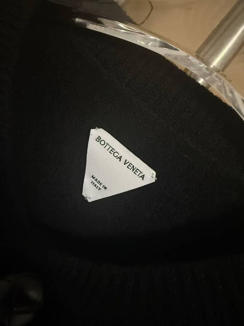 Bottega Veneta - Black Knit Button-Up Cardigan
