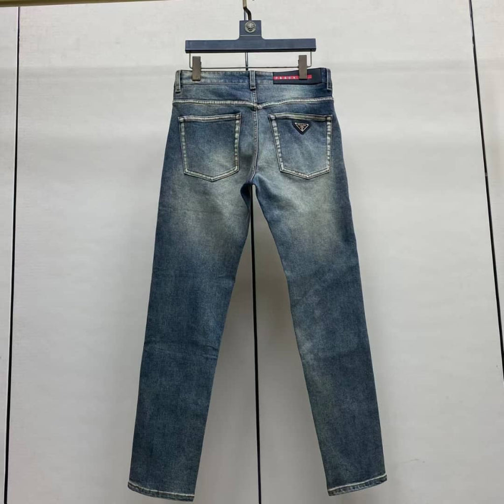 Prada - Vintage Wash Slim-Fit Denim Jeans
