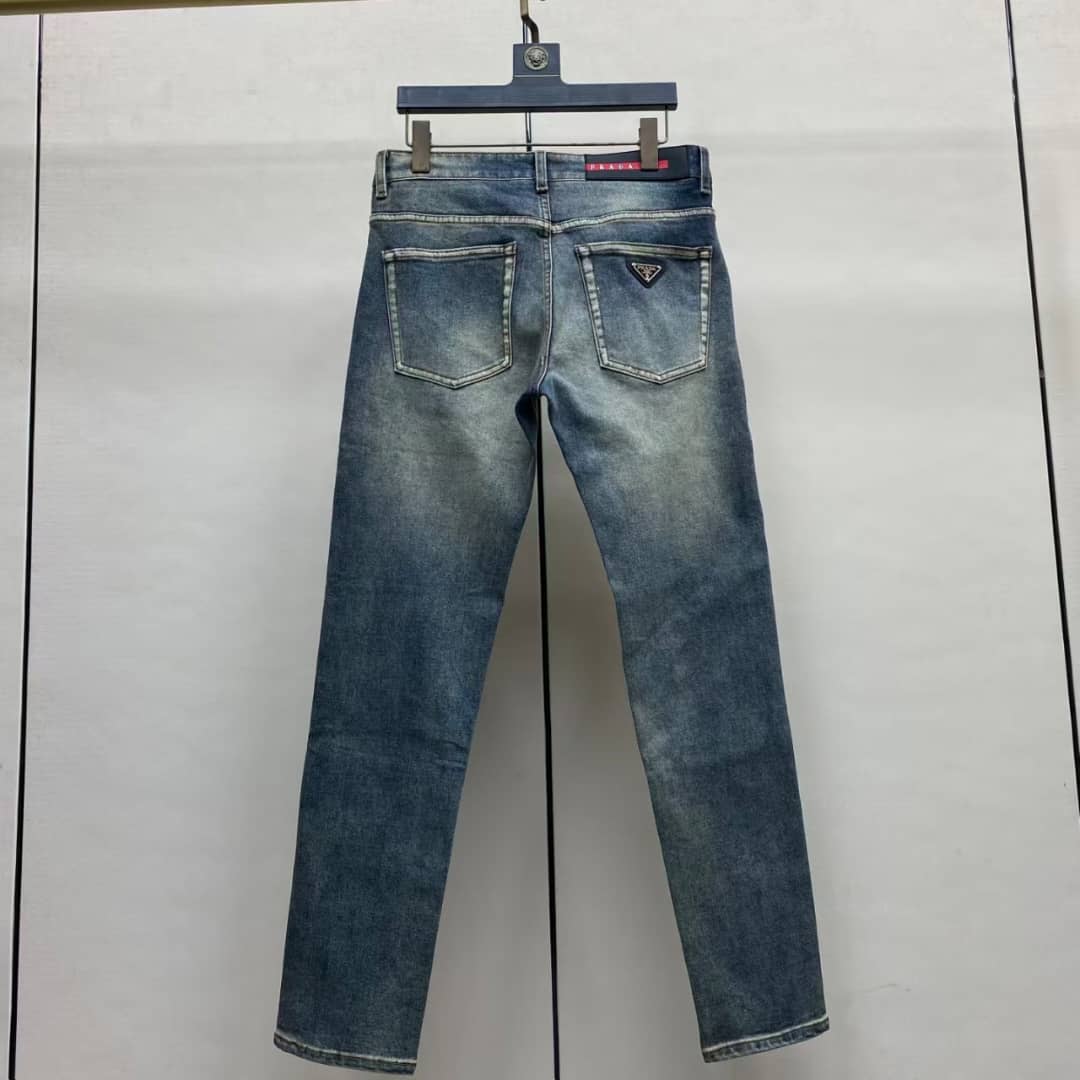Prada - Vintage Wash Slim-Fit Denim Jeans