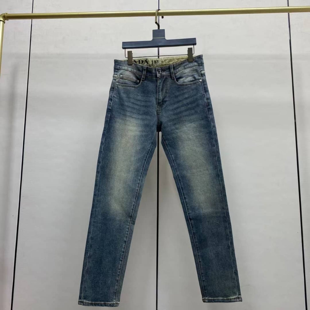 Prada - Vintage Wash Slim-Fit Denim Jeans