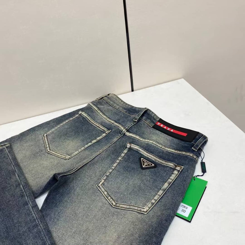 Prada - Vintage Wash Slim-Fit Denim Jeans