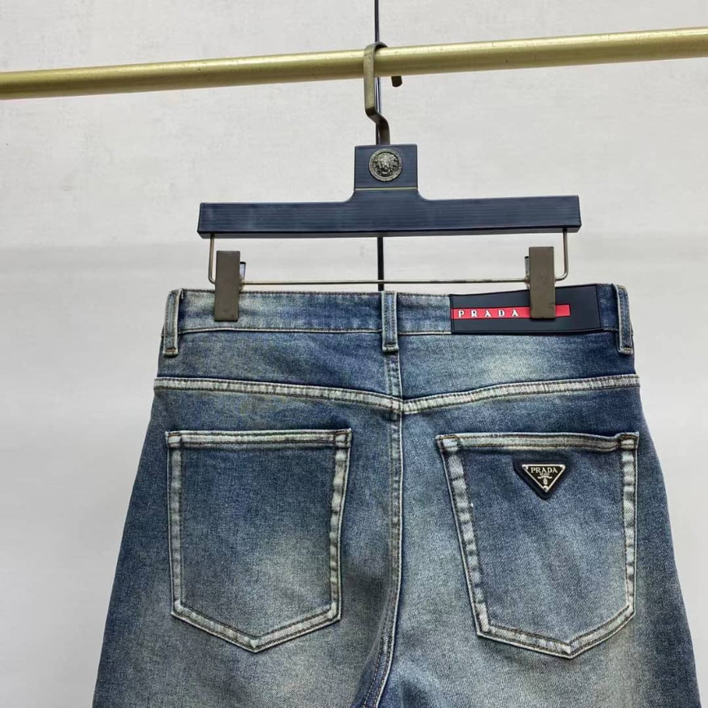 Prada - Vintage Wash Slim-Fit Denim Jeans