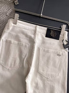 Christian Dior - White Slim-Fit Denim Jeans
