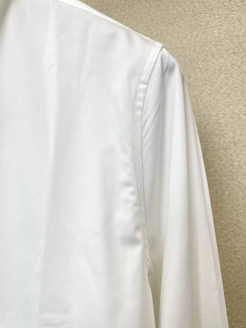 Balmain Paris - White Cotton Shirt with Black Signature Script Logo