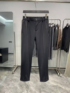 Zegna - Men's Slim-Fit Tailored Trousers in Black