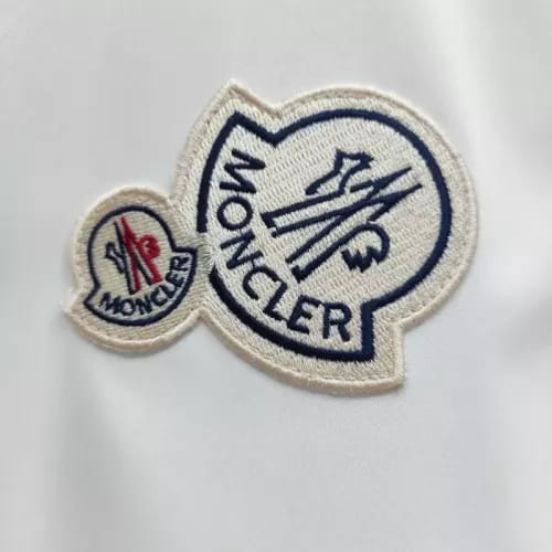 Moncler - Men's White Cotton Poplin Shirt with Logo Patches
