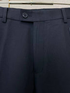 Dolce & Gabbana - Tailored Black Double-Breasted Suit with Metal Logo Detail