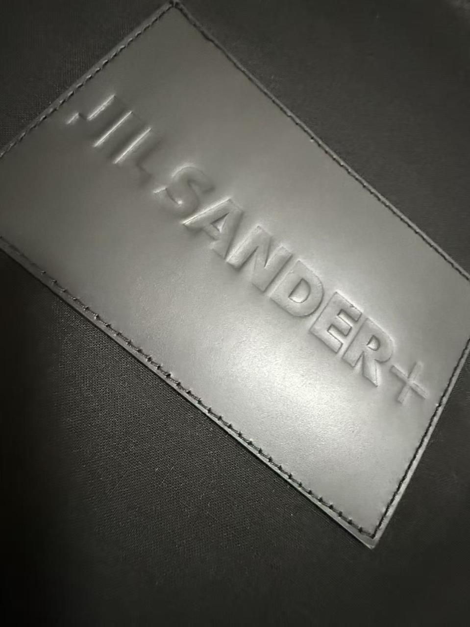 Jil Sander - Midnight Wool Collarless Black Blazer
