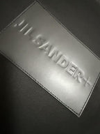 Jil Sander - Midnight Wool Collarless Black Blazer