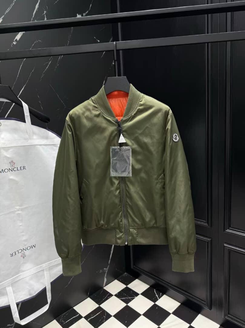 Moncler - Double Face Bomber Jacket – Olive Green & Orange