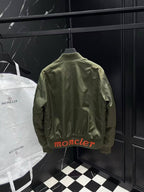 Moncler - Double Face Bomber Jacket – Olive Green & Orange
