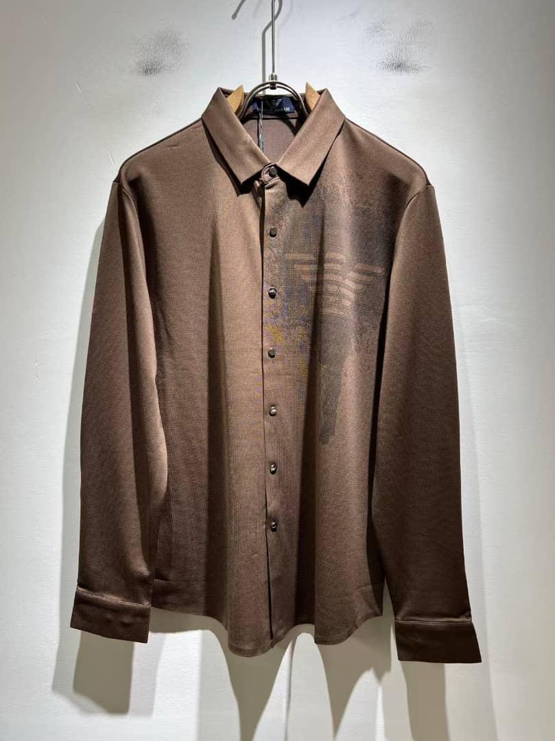 Emporio Armani - Knit Tonal Eagle Logo Shirt