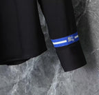 Burberry - Black Cotton Shirt with Iconic Stripe & Logo Cuff
