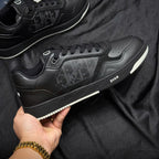 Dior - B27 Low-Top Sneaker - Black Smooth Calfskin & Oblique Galaxy Leather
