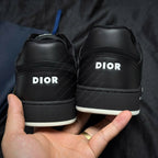 Dior - B27 Low-Top Sneaker - Black Smooth Calfskin & Oblique Galaxy Leather