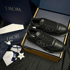 Dior - B27 Low-Top Sneaker - Black Smooth Calfskin & Oblique Galaxy Leather
