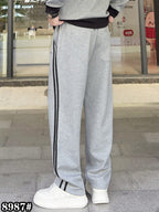 Prada - Milano Embroidered Cotton Jersey Tracksuit Set | Heather Grey & Black