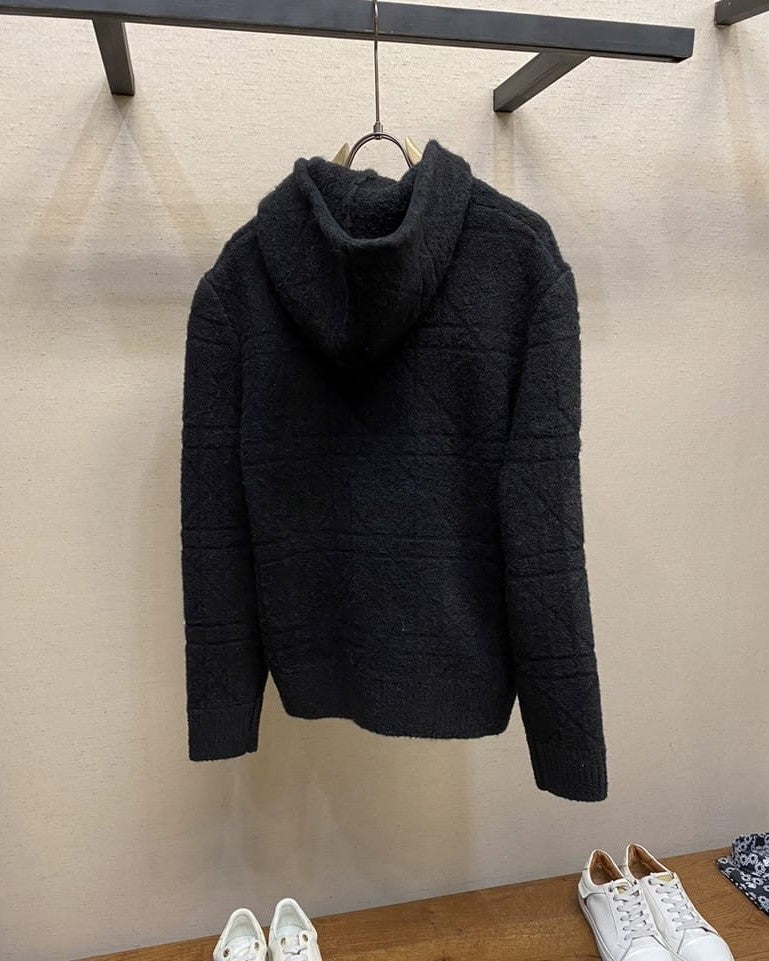 Dior - Textured Knit Hoodie