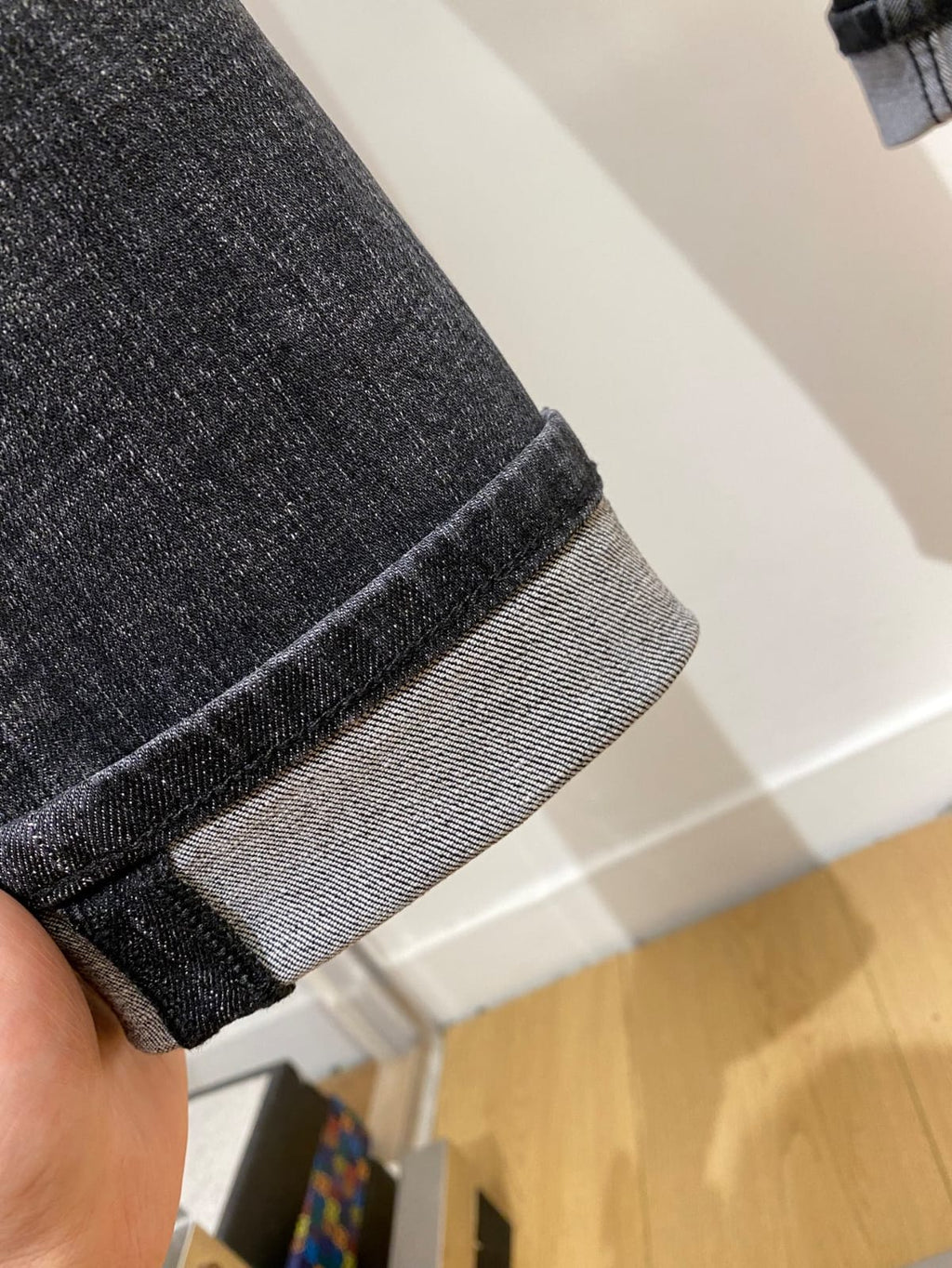 Kiton Napoli - Tailored Dark Wash Denim with Signature Red Accents