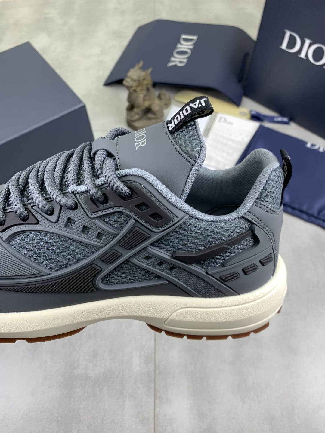 Dior B30 Sneaker – Grey Technical Mesh and Fabric