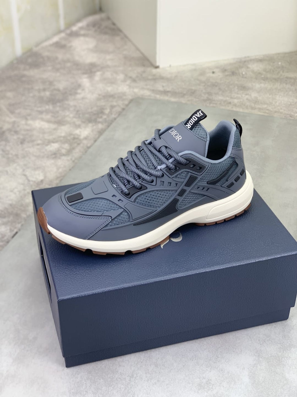 Dior B30 Sneaker – Grey Technical Mesh and Fabric
