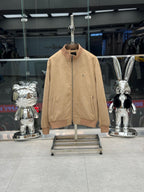 Tom Ford Suede Bomber Jacket - Camel