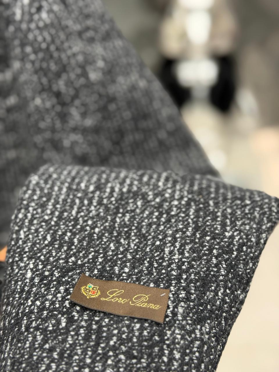 Loro Piana - Grey Mélange Cashmere-Blend Blouson with Fur Collar