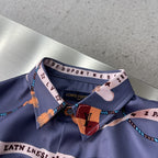 Louis Vuitton - "Rue du Pont Neuf" Regal Print Silk-Blend Shirt