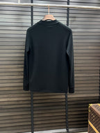 Moncler Tricolor Logo Crewneck Sweatshirt - Black