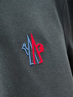 Moncler Tricolor Logo Crewneck Sweatshirt - Black
