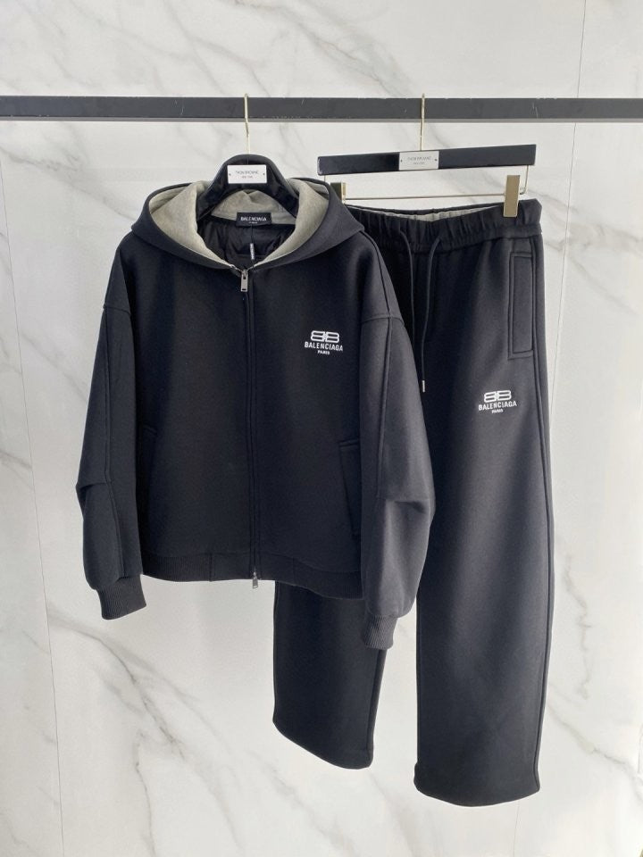 Balenciaga - BB Logo Black Sweatpants