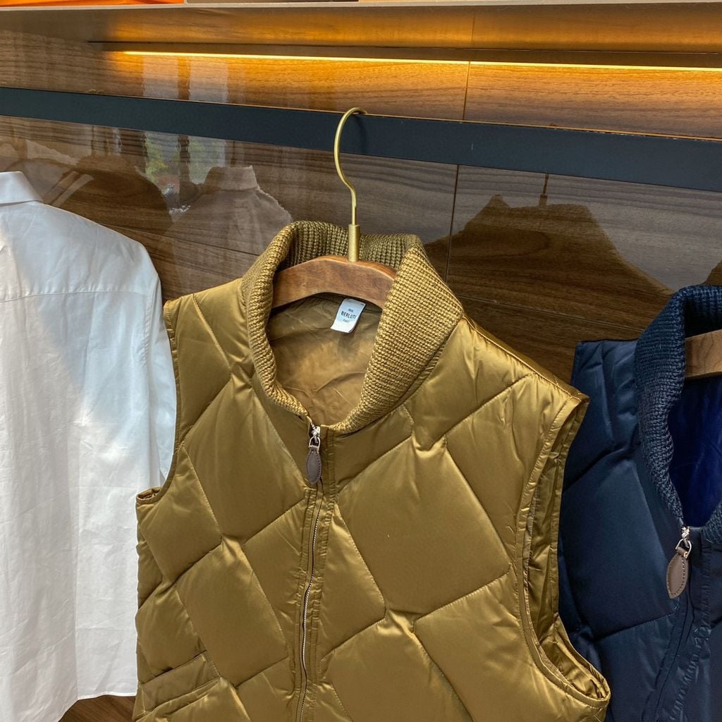 Berluti - Diamond Quilted Zip-Up Vest - Golden Bronze