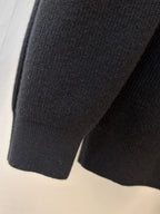 Loewe - Black Quarter-Zip Knit Sweater with Anagram Pocket