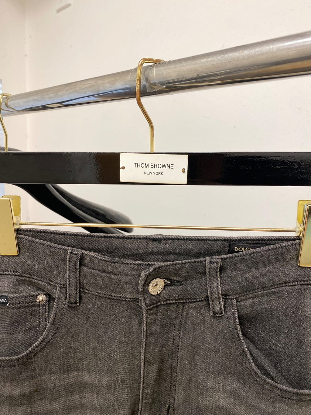 Dolce & Gabbana - Slim-Fit Faded Grey Denim Jeans