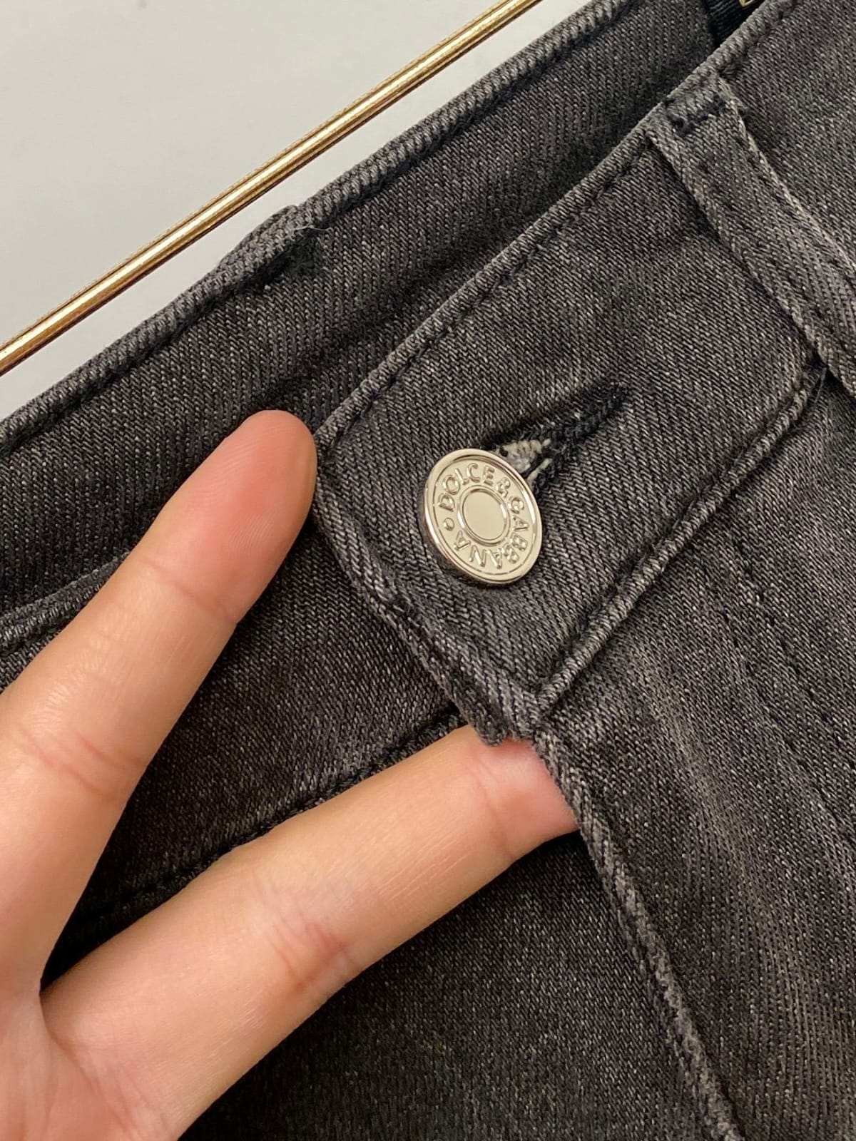 Dolce & Gabbana - Slim-Fit Faded Grey Denim Jeans