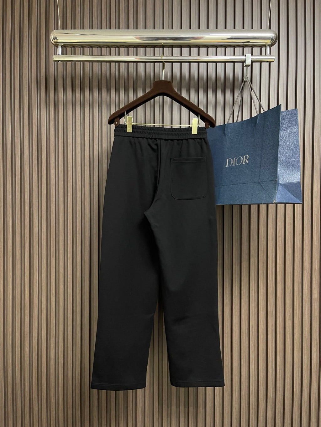 Miu Miu - Relaxed Wide-Leg Black Joggers