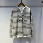 Arc'teryx x Jil Sander - Tie-Dye Skeleton Logo Layered Sweatshirt