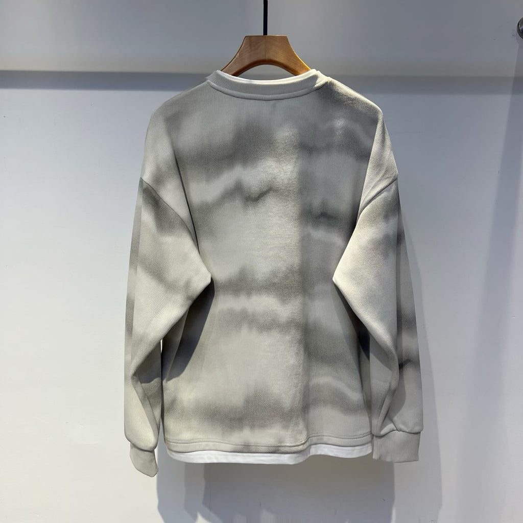 Arc'teryx x Jil Sander - Tie-Dye Skeleton Logo Layered Sweatshirt