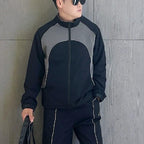 Alo Technical Panel Black Tracksuit Set