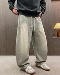 Maison Margiela - Grey Faded Oversized Wide-Leg Sweatpants