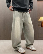 Maison Margiela - Grey Faded Oversized Wide-Leg Sweatpants