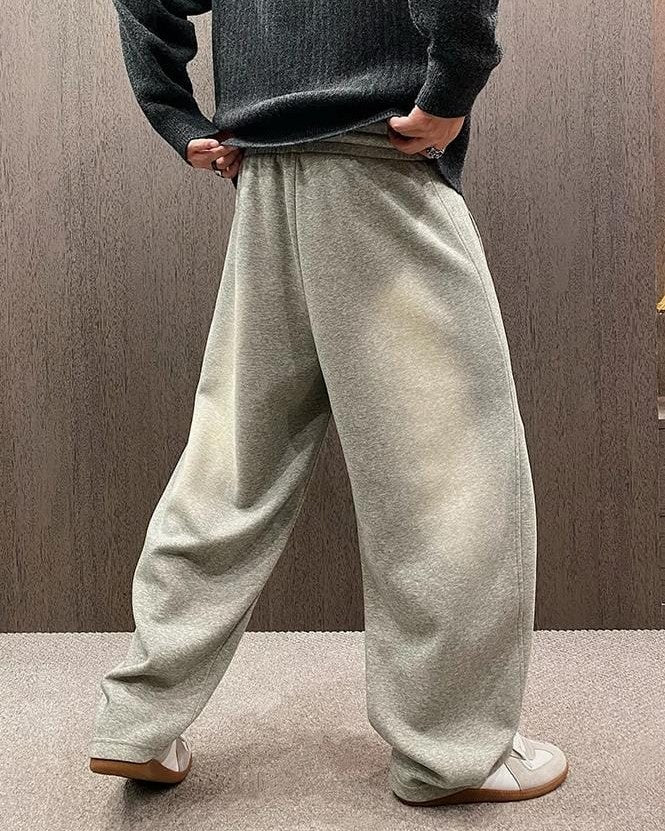 Maison Margiela - Grey Faded Oversized Wide-Leg Sweatpants