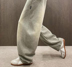Maison Margiela - Grey Faded Oversized Wide-Leg Sweatpants