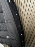 Prada - Black Wide-Wale Corduroy Puffer Jacket