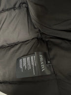 Prada - Black Wide-Wale Corduroy Puffer Jacket