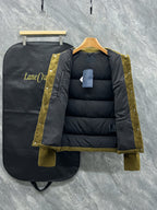 Prada - Corduroy Puffer Jacket - Olive Green