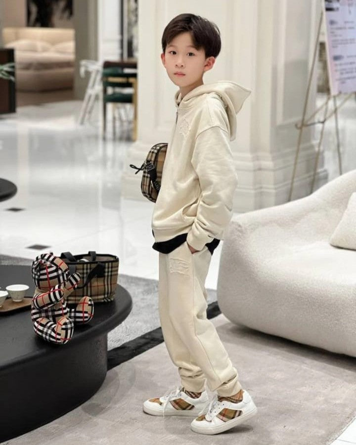 Burberry Kids - Cotton Jersey Tracksuit Set