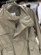 Burberry Kids - Cotton Canvas Utility Jacket - Olive Green