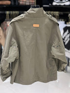 Burberry Kids - Cotton Canvas Utility Jacket - Olive Green