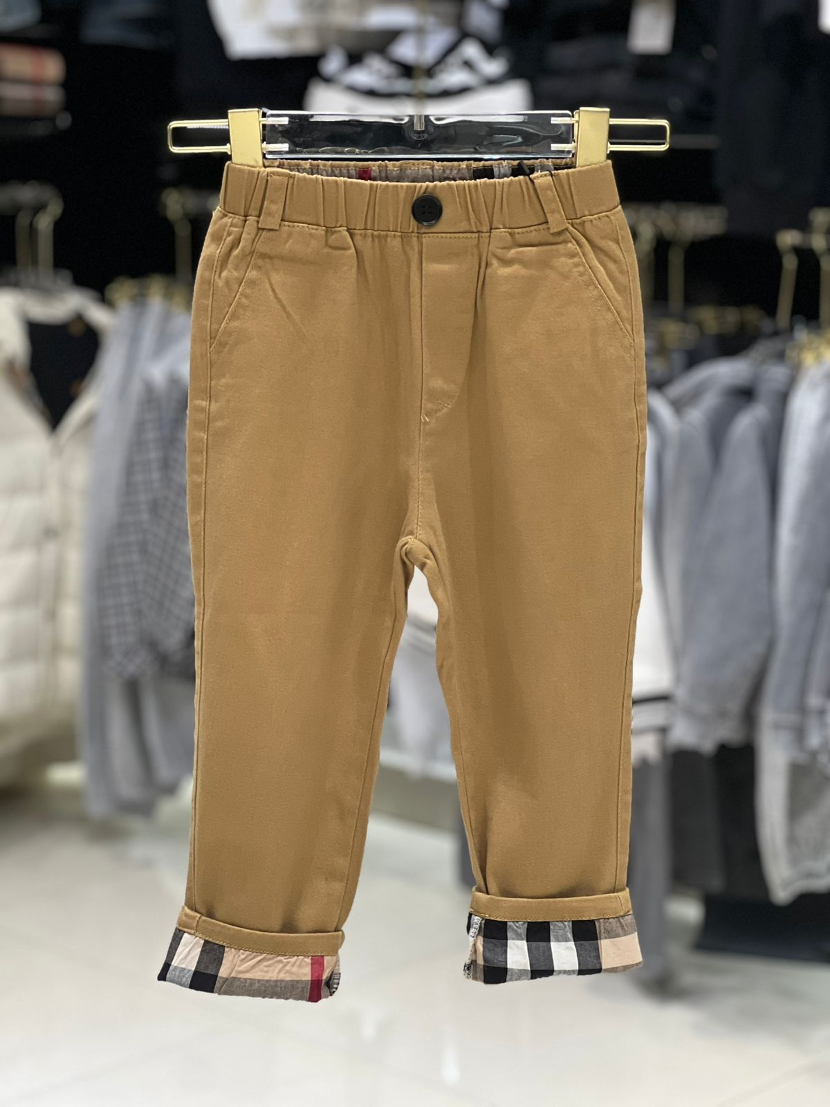 Burberry Kids - Beige Chino Trousers